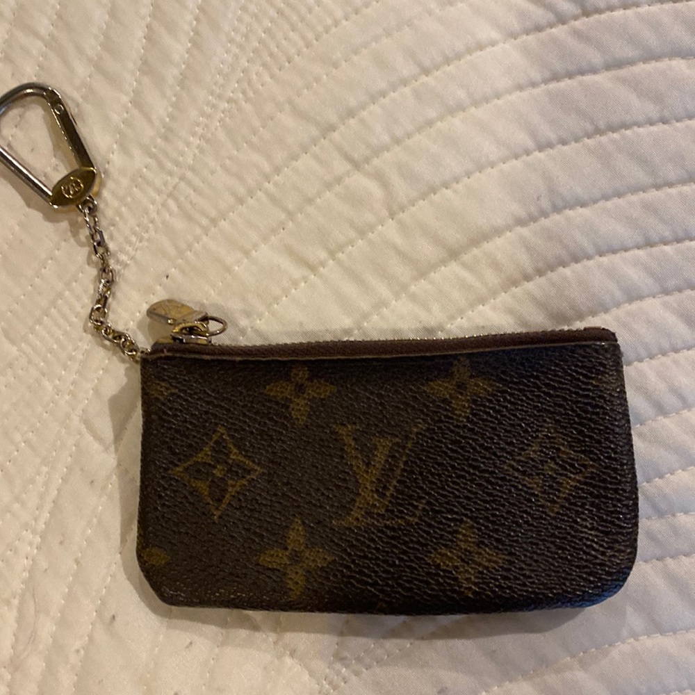 Louis Vuitton keychain with card holder